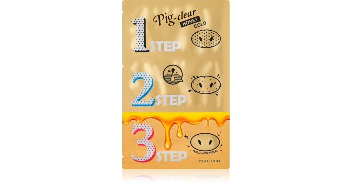 Holika Holika Pig Nose Honey Gold cerotto detergente per i pori ostruiti del naso
