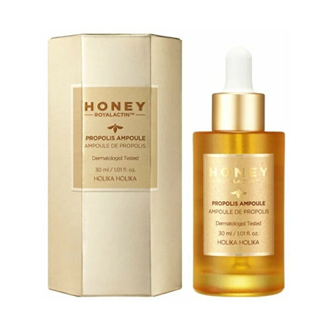 Holika holika Siero illuminante per pelli secche e sensibili in fiala Honey Royal Lactin ™ (Fiala Propoli) 30 ml