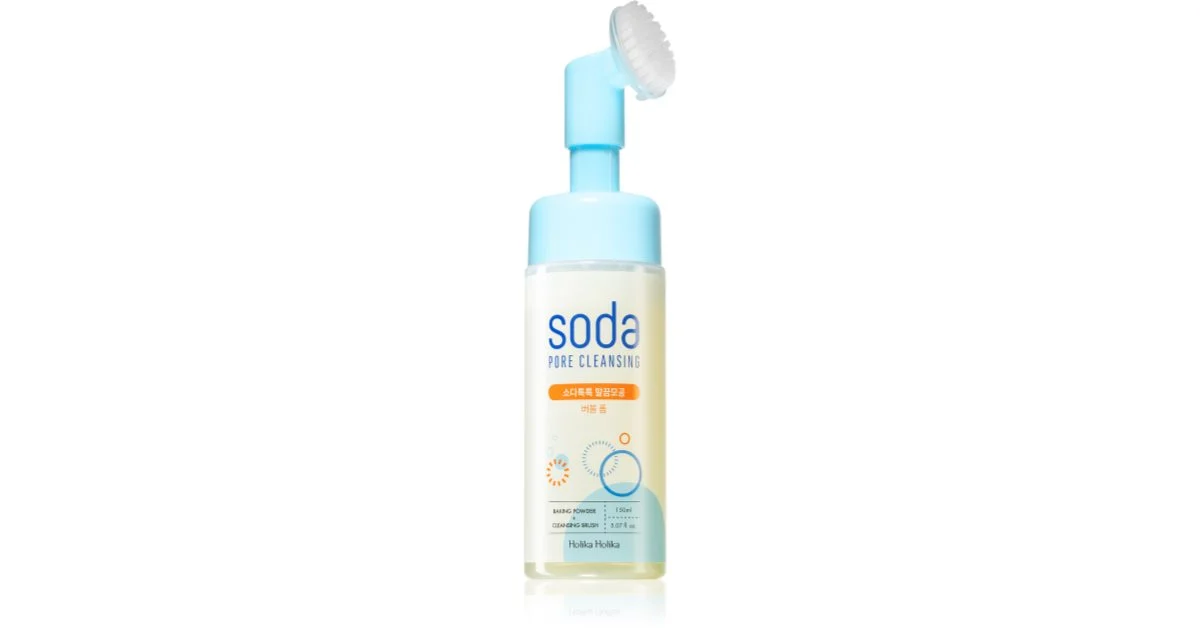 Holika Holika Soda Mousse Di Pulizia Profonda Con Spazzolino 150 Ml