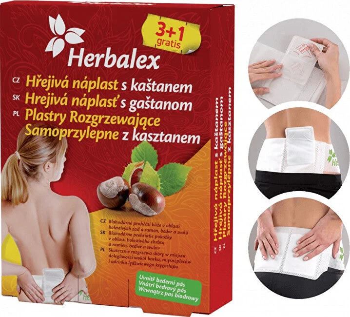 Herbamedicus Intonaco caldo con castagna 3 + 1 gratis + cintura fianchi