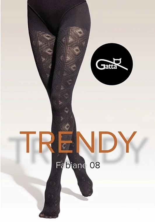 Calze a rete "Trendy Fabiane 08", 40 Den, bianco