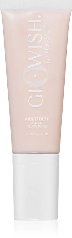 Huda Beauty Glo Wish Multidew fondotinta idratante per una pelle luminosa e liscia colore 00 Porcelain 40 ml