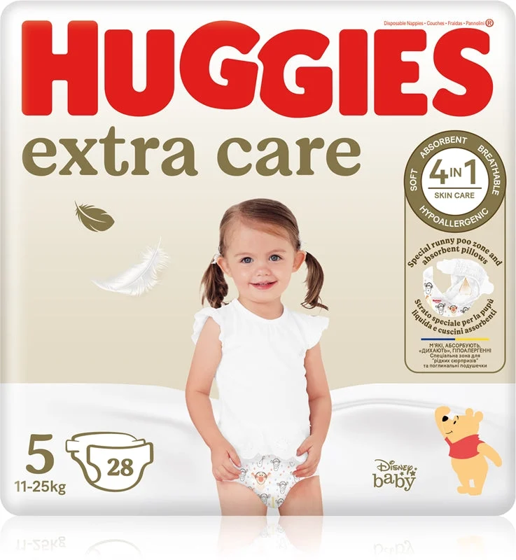 Huggies Extra Care Taglia 5 pannolino monouso 11-25 kg 28 pezzi