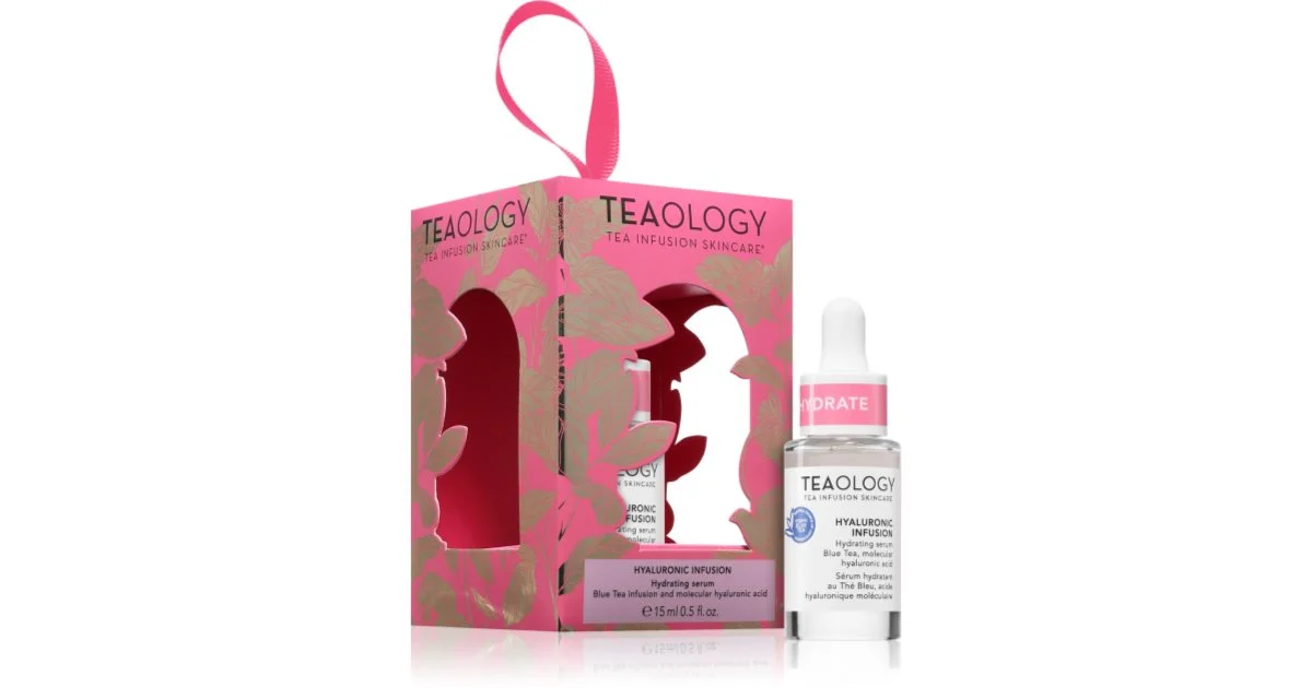 Teaology Infusion siero viso all'acido ialuronico illuminante e ringiovanente 15 ml