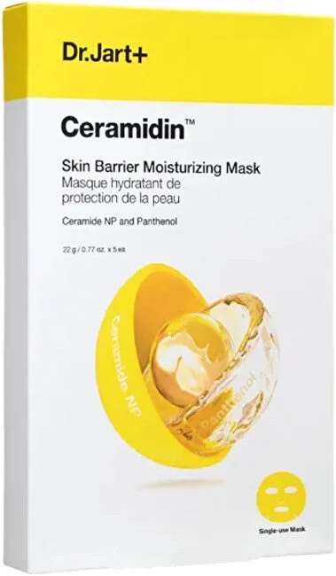 Dr. jart+ Ceramidin Maschera viso idratante e rinforzante (maschera idratante barriera cutanea) 5 x 22 g