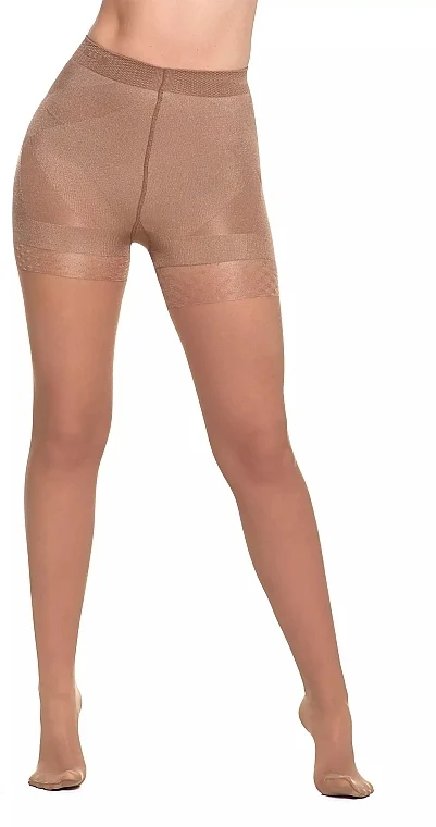 Collant modellanti da donna con effetto push-up, 20 DEN, naturale