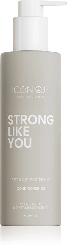 ICONIQUE Professional STRONG LIKE YOU balsamo rinforzante per capelli rovinati 250 ml