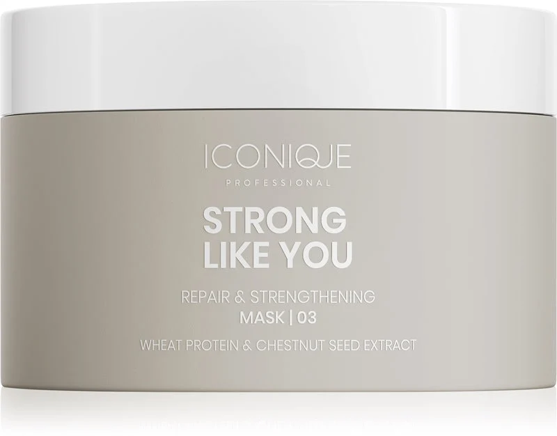 ICONIQUE Professional STRONG LIKE YOU maschera rigenerante per capelli rovinati 200 ml