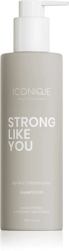 ICONIQUE Professional STRONG LIKE YOU shampoo rigenerante per capelli rovinati 250 ml