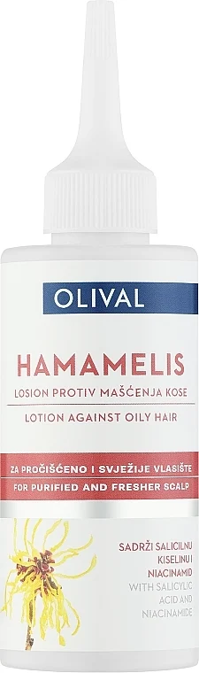 Lozione "Hamamelis" per capelli grassi
