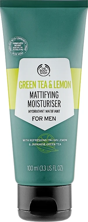 Trattamento nutriente opacizzante per la pelle "Tè verde e limone"