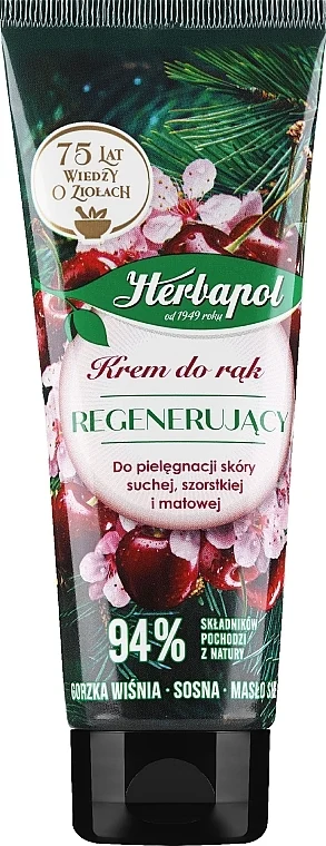 Crema mani rivitalizzante "Ciliegia e Pino"
