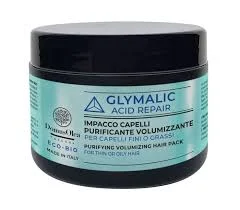 Domus olea toscana GLYMALIC Acid Repair Impacco Capelli Purificante Volumizzante 250 ml