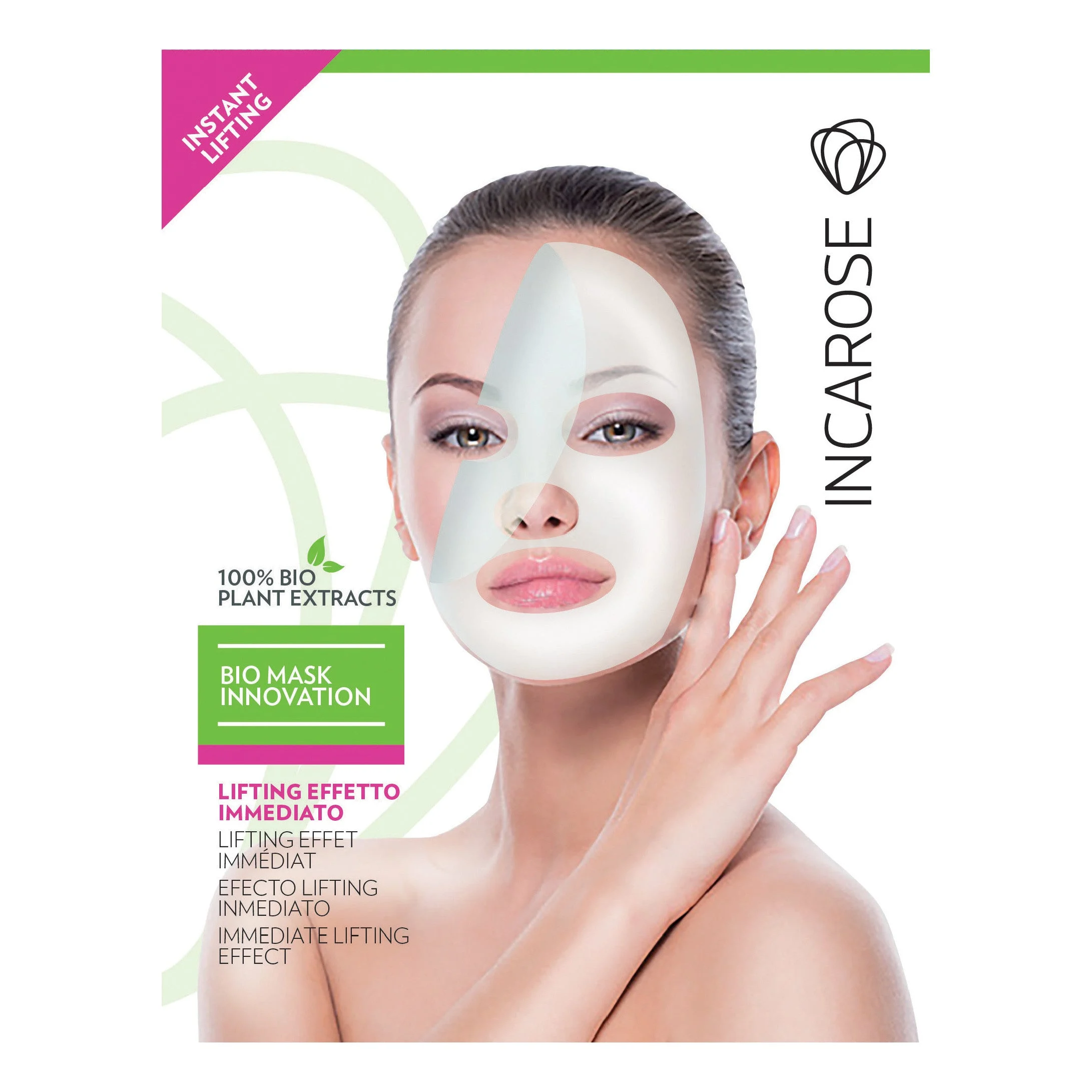 Incarose Maschera Viso Lifting Istantaneo Bio