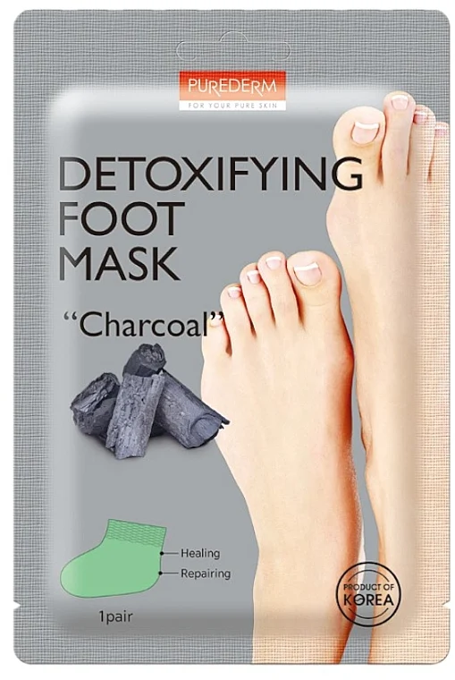 Maschera piedi al carbone