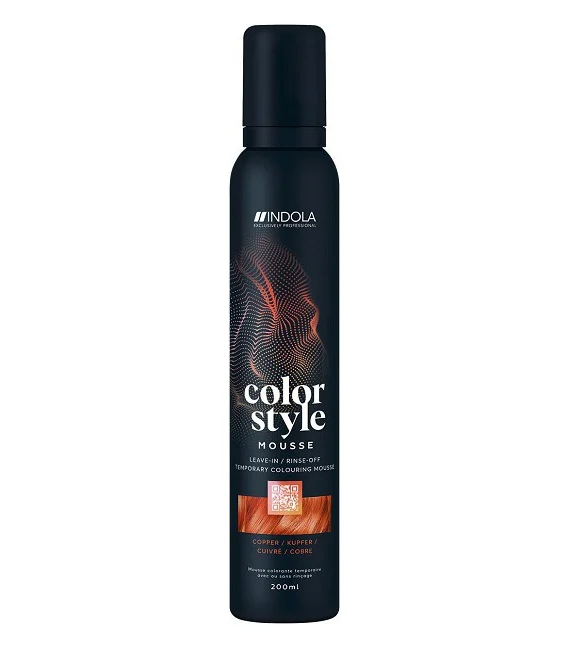 Indola Color Style Mousse Copper 200ml