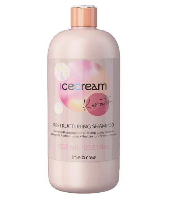 Inebrya Ice Cream Keratin Restructuring Shampoo 1000 ml