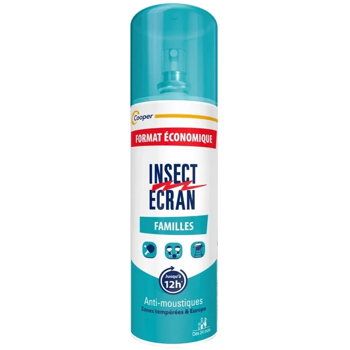 Insetto Schermo Repellente Pelle Famiglia Zanzare Zecche Formato Economico 200ml