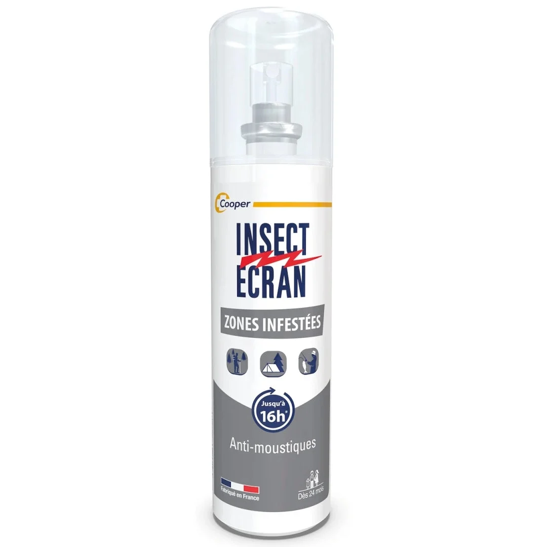 Insect Ecran - Zone Infestate - Antizanzare - Da 24 mesi - 100 ml