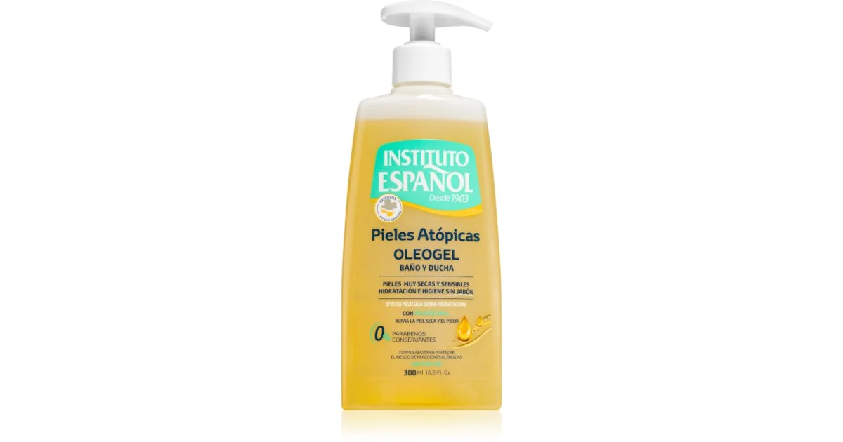 Instituto Español Bagno e Doccia Oleogel pelle atopica 300 ml