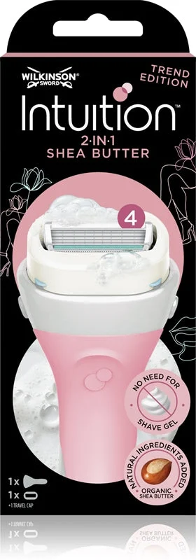 Wilkinson Sword Intuition 2in1 Shea Butter rasoio per depilazione femminile
