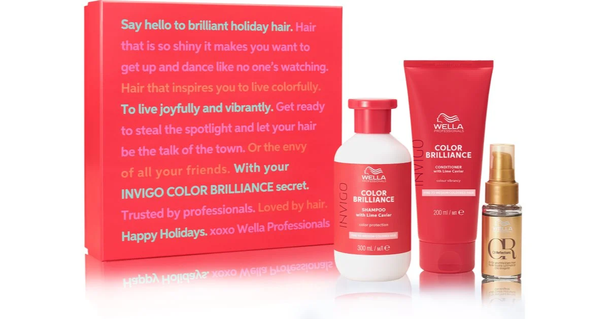 Wella Professionals Invigo Color Brilliance confezione regalo per capelli delicati e tinti