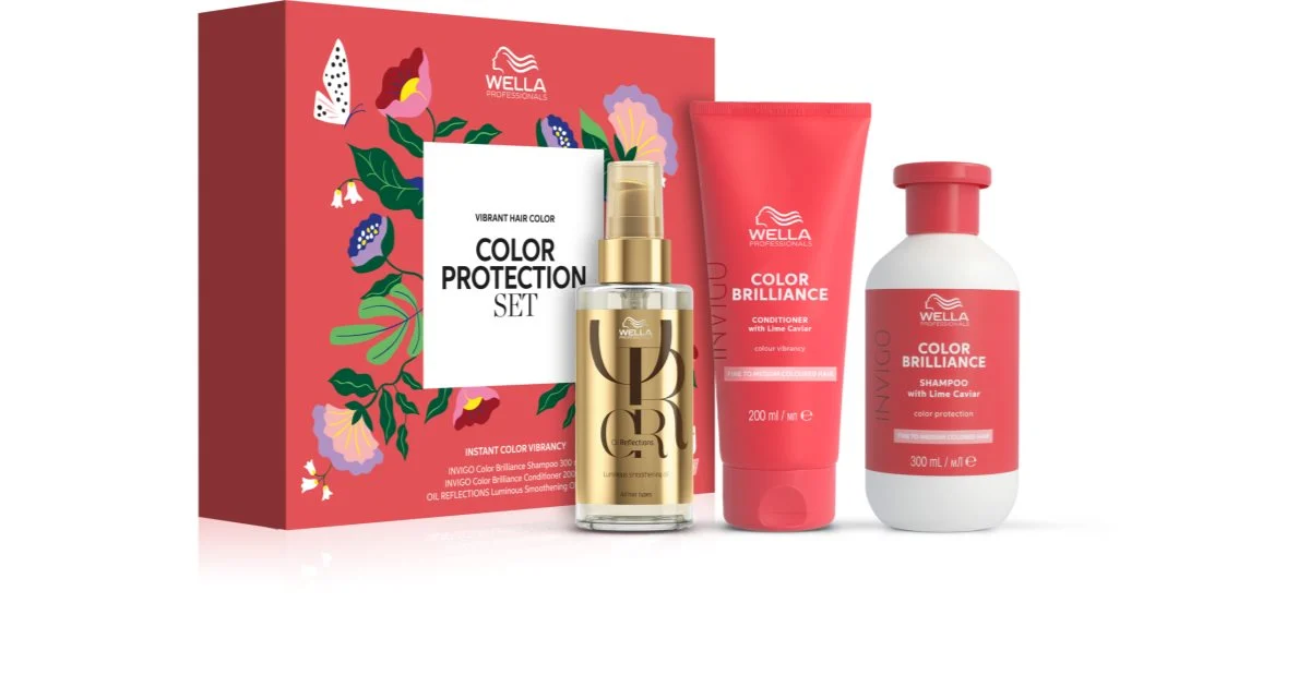 Wella Professionals Invigo Color Brilliance confezione regalo per capelli tinti Spring 3 pezzi