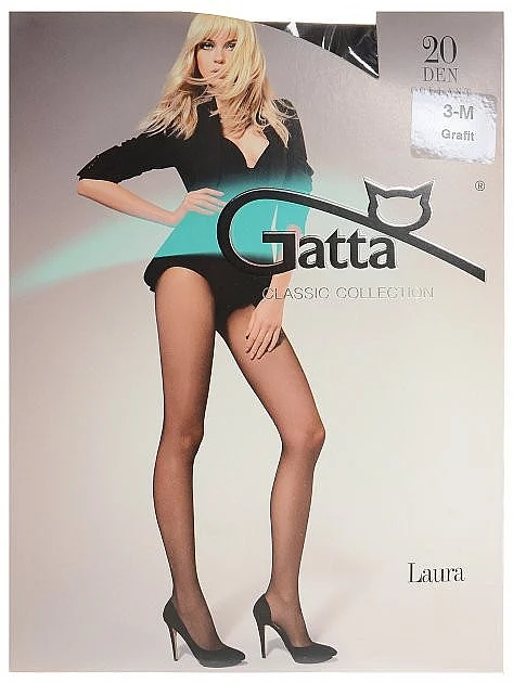 Collant "Laura" 20 Den, grafit