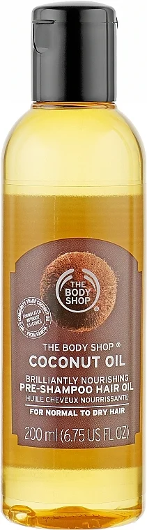 Olio pre-shampoo per capelli con olio di cocco