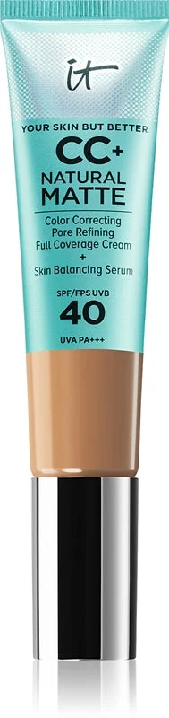 It Cosmetics Cc Fondotinta per trucco in crema opaca naturale Spf40 Neutral Tan 32ml