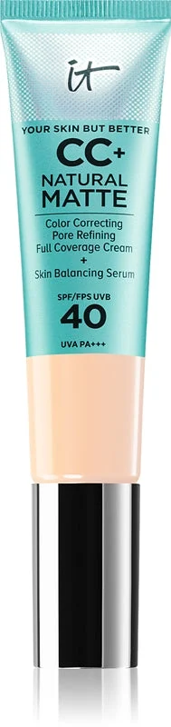 IT Cosmetics Your Skin But Better CC+ Cream Natural Matte fondotinta opacizzante SPF 40 da donna Fair Beige 32 ml