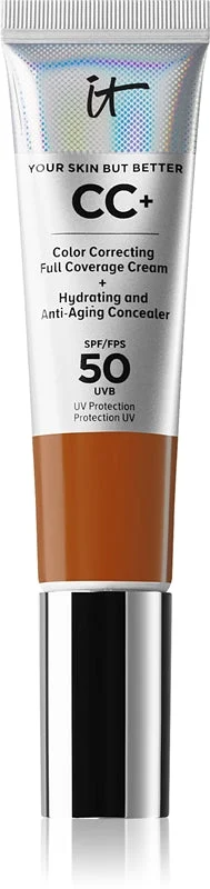 IT Cosmetics Your Skin But Better CC+ fondotinta coprente SPF 50+ da donna Rich Honey 32 ml