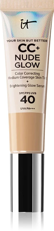 IT Cosmetics Your Skin But Better CC + Nude Glow fondotinta illuminante SPF 40 colore Neutral Medium 32 ml