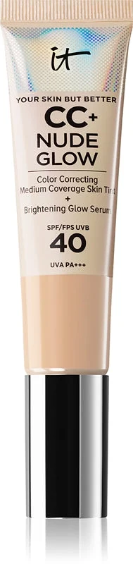 IT Cosmetics Your Skin But Better CC + Nude Glow fondotinta illuminante SPF 40 colore Fair 32 ml