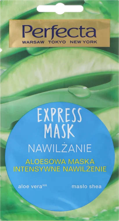 Maschera viso idratante con aloe vera