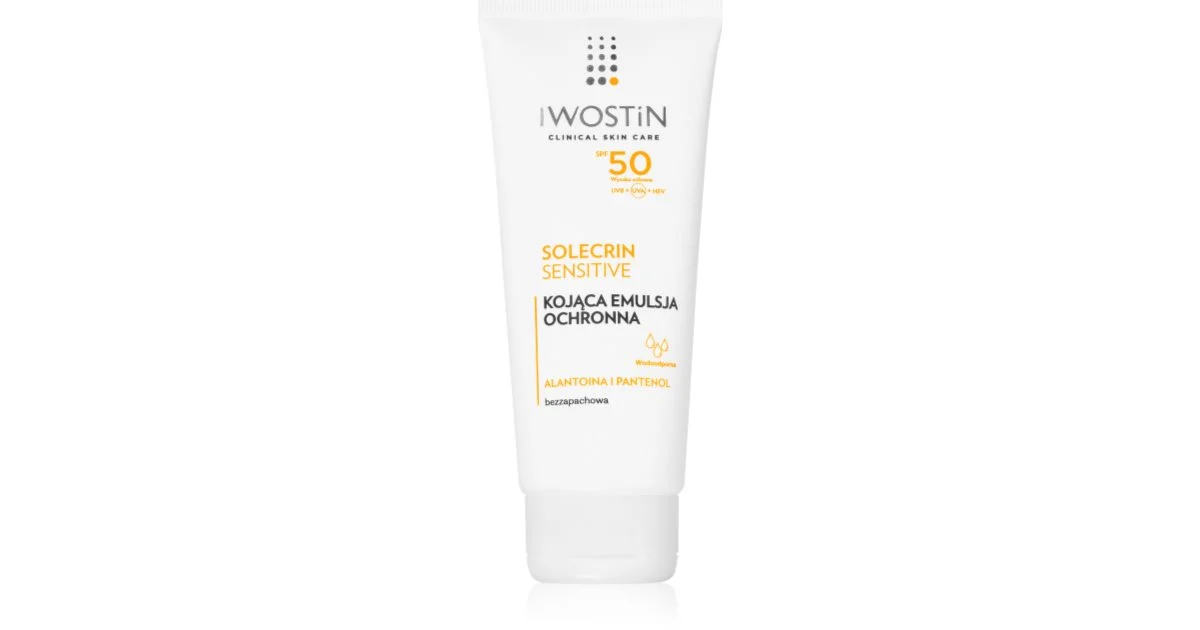 Iwostin Solecrin Emulsione Protettiva Per Pelli Sensibili Con Tendenza Agli Arrossamenti Spf 50 100 Ml