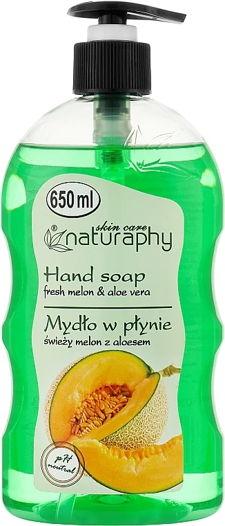 Sapone liquido per le mani al melone e aloe vera