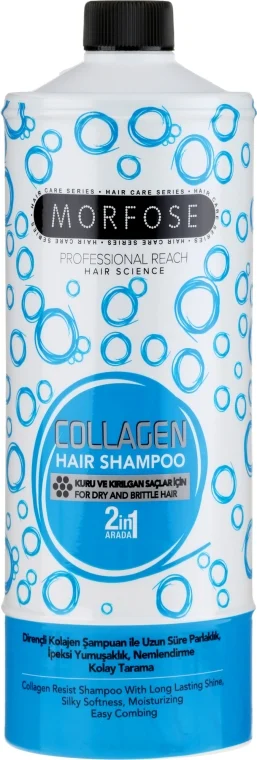 Shampoo al collagene per capelli secchi e fragili