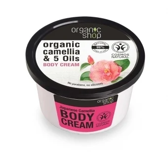 ORGANIC SHOP Body Cream Japanese Camellia – Crema Corpo Camelia e 5 Oli