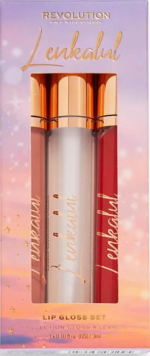 Makeup Revolution X Lenkalul Lip Gloss (lip/gloss/3x3ml)