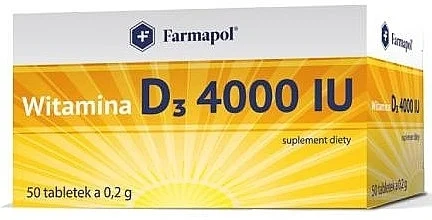Integratore alimentare Vitamina D3 4000 IU, compresse