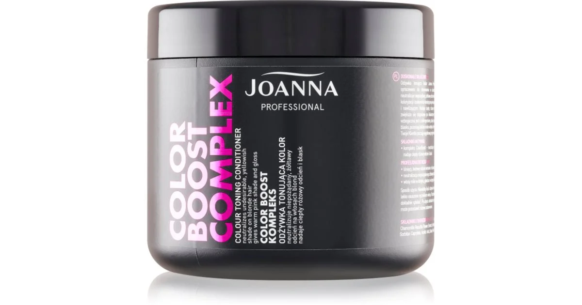 Joanna Color Boost Complex balsamo idratante antigiallo 500 g