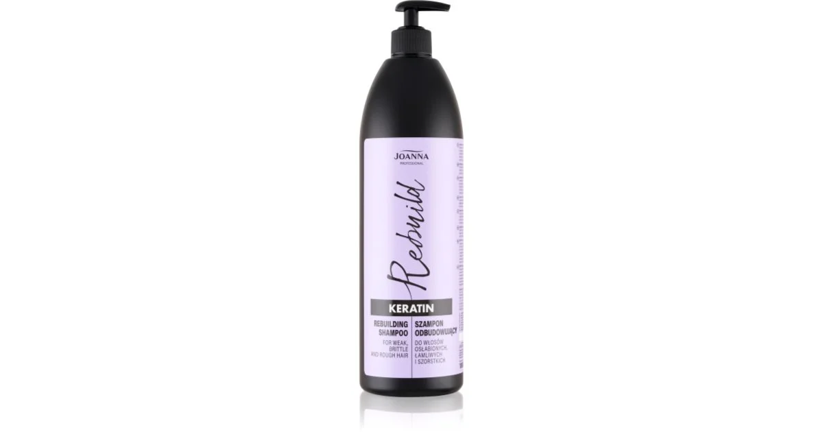 Joanna Professional shampoo alla keratina per capelli secchi e fragili 1000 ml