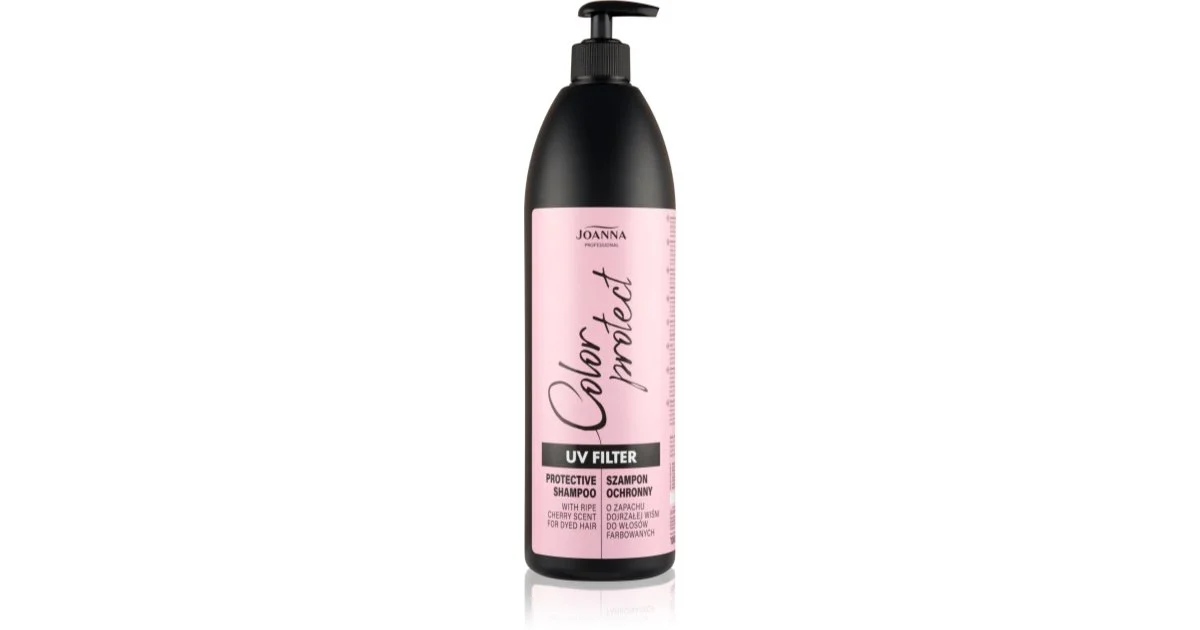 Joanna Professional UV Filter shampoo protettivo per capelli affaticati dal sole ciliegia 1000 ml