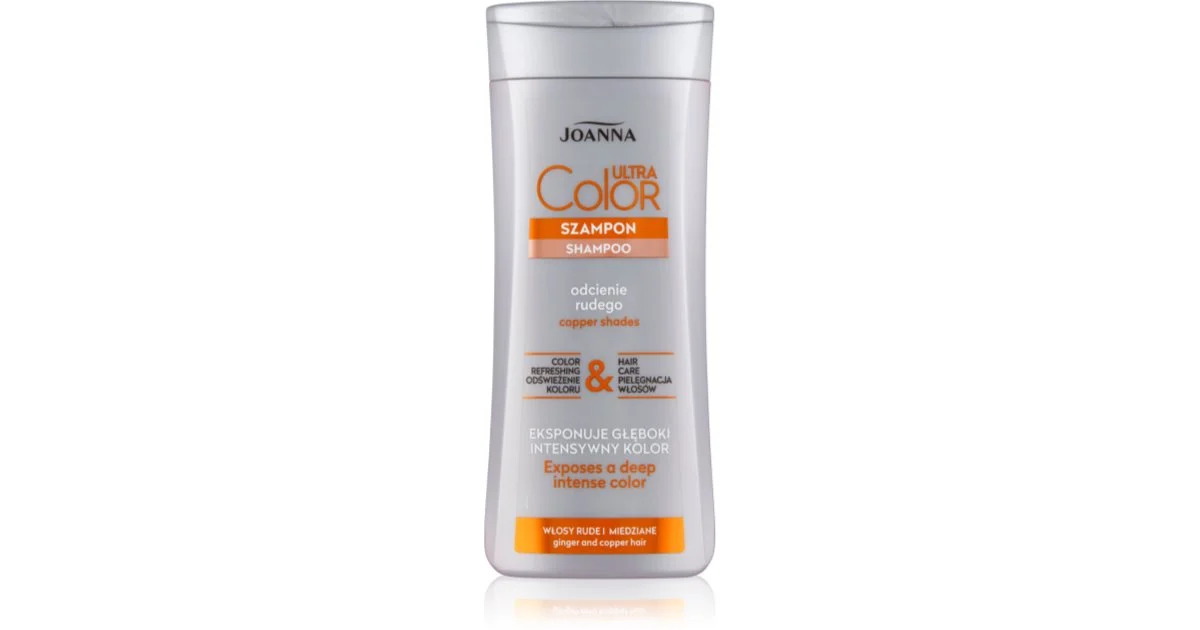 Joanna Ultra Color Shampoo Per Capelli Color Rame 200 Ml