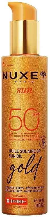 Olio solare per viso e corpo