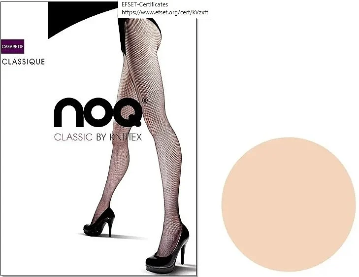 Collant donna a rete fine "Classique", 20 Den, beige
