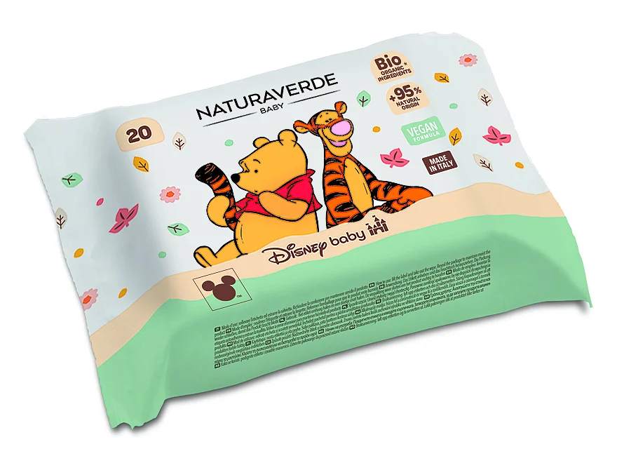 Salviette umide per bambini, 20 pezzi