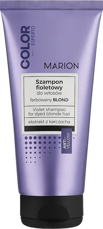 Shampoo viola per capelli biondi