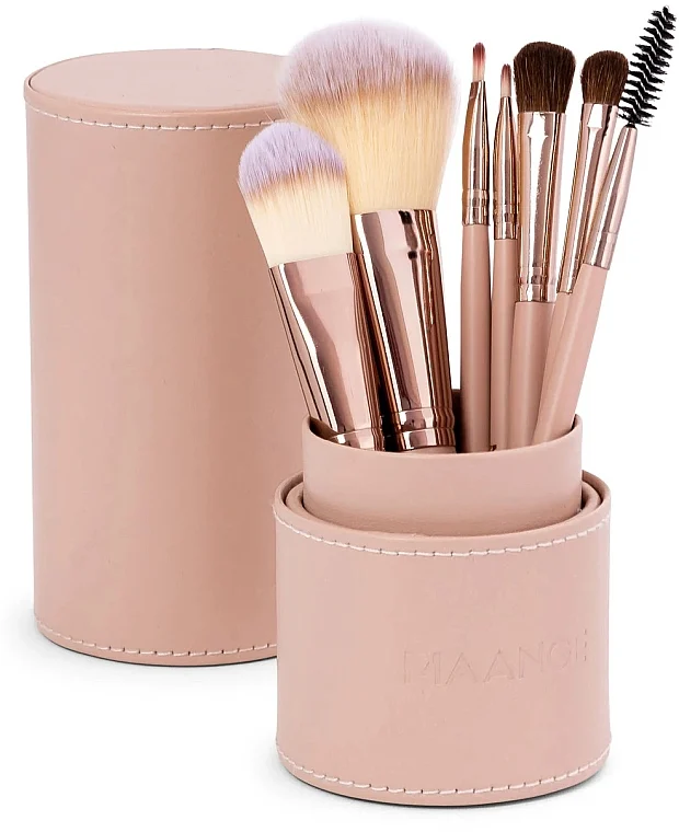 Set pennelli per trucco, in astuccio, 7 pz